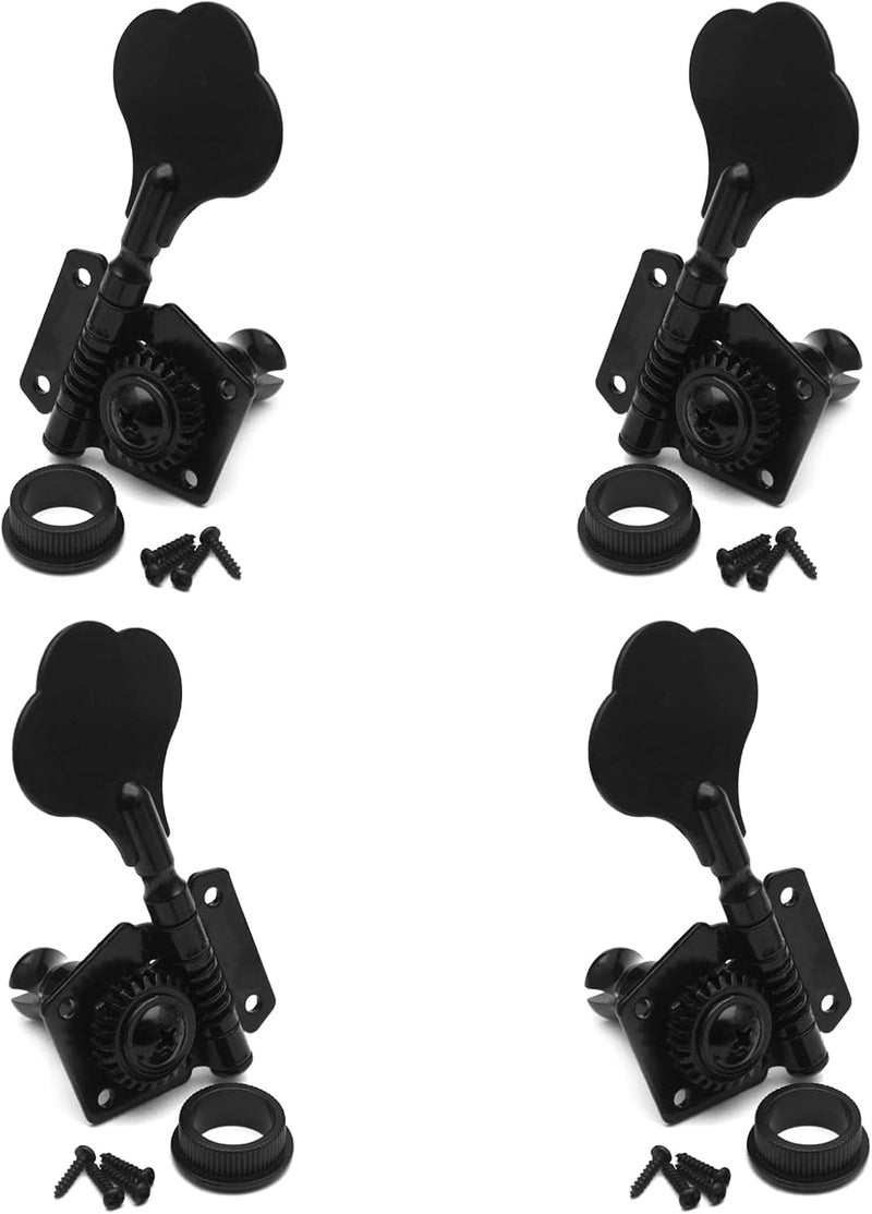 MAXCHEER Guitar Bass Tuners Bass Guitar Tuning Keys,Ratio Headstock Sealed Machine Head Replacement for Electric Jazz Bass or Precision Instruments - Image 1